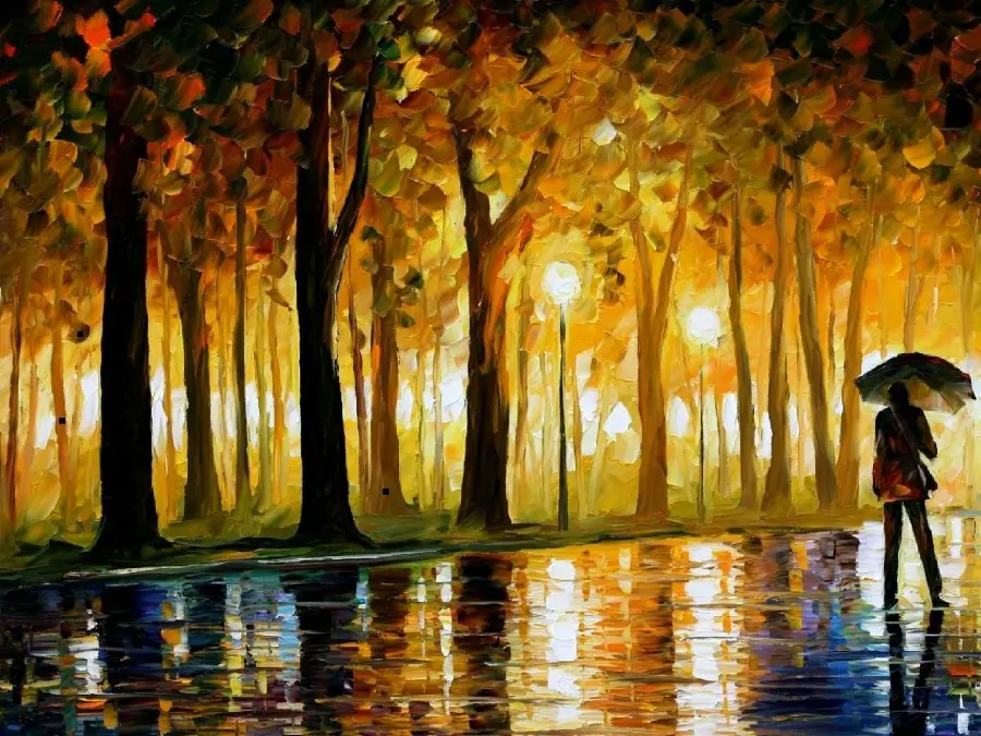 Download a very beautiful photo of very beautiful autumn trees 