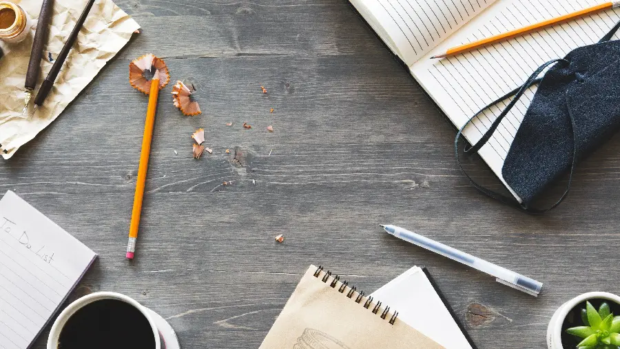 A beautiful and spectacular background of black pencils