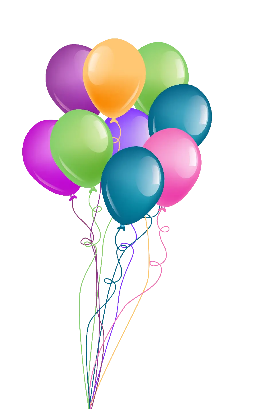 Download Free Happy Birthday Balloon PNG Image for Photoshop