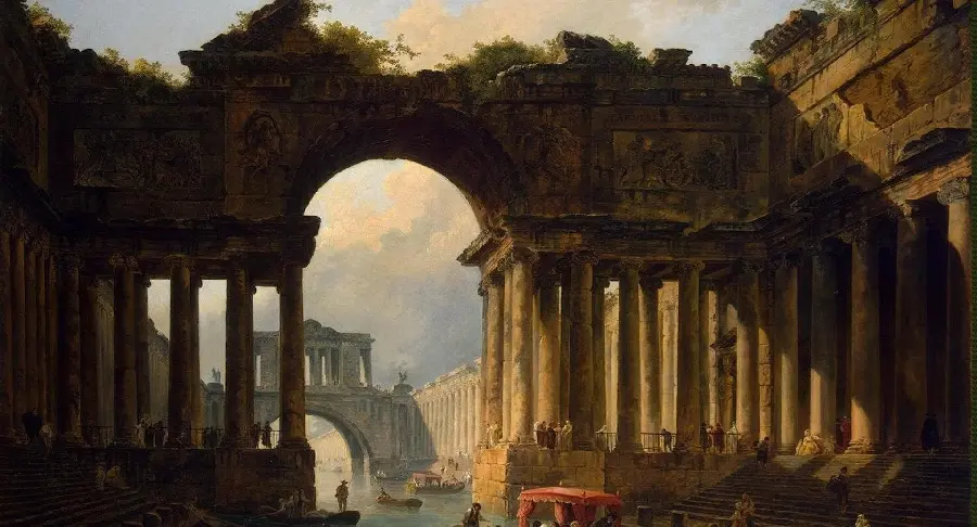 The most dreamy painting of a historical monument for the idea of ​​​​dear painters and artists