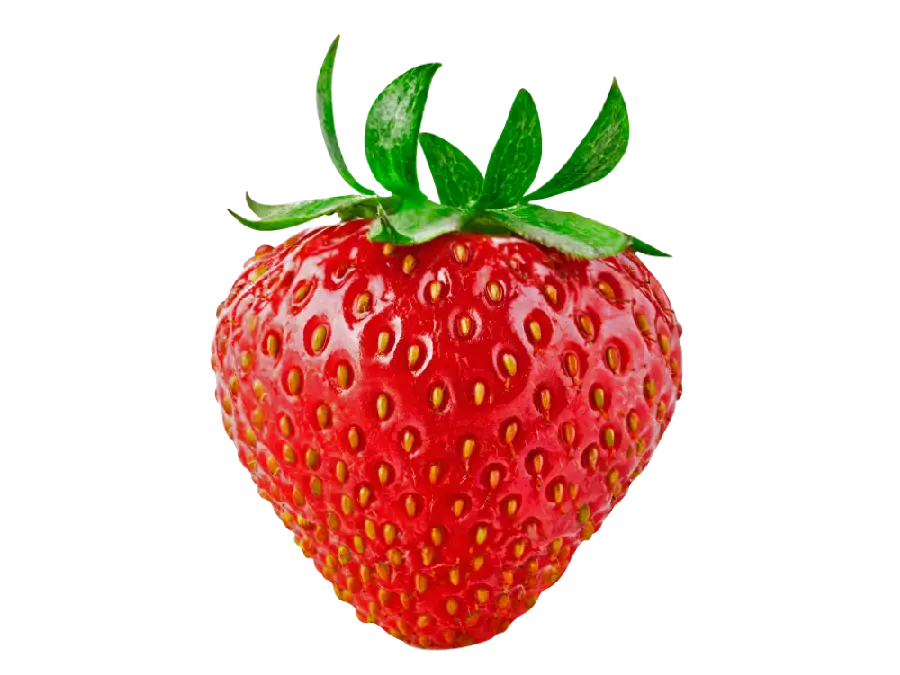 Amazing and Spectacular PNG Photo of a Cut-Out Strawberry