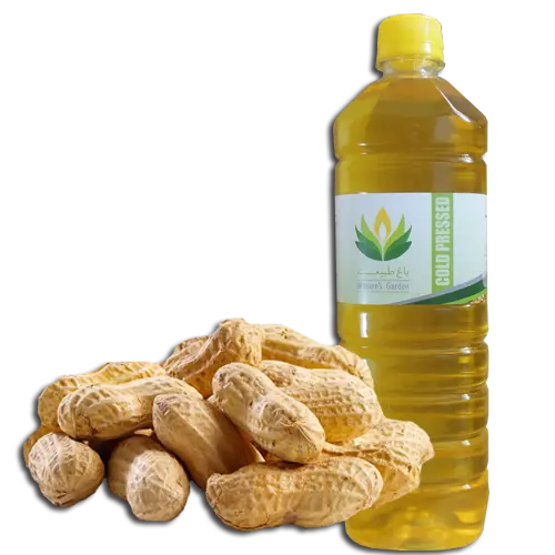 Natural peanut oil image for advertising 1402