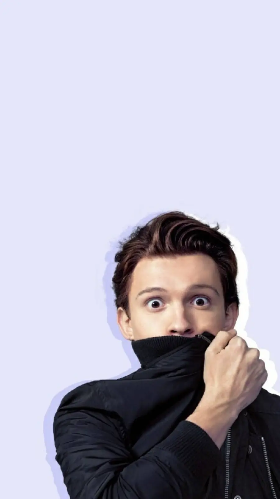 Simple Phone Wallpaper, Photo of Tom Holland, Famous Actor, Spider-Man Movies