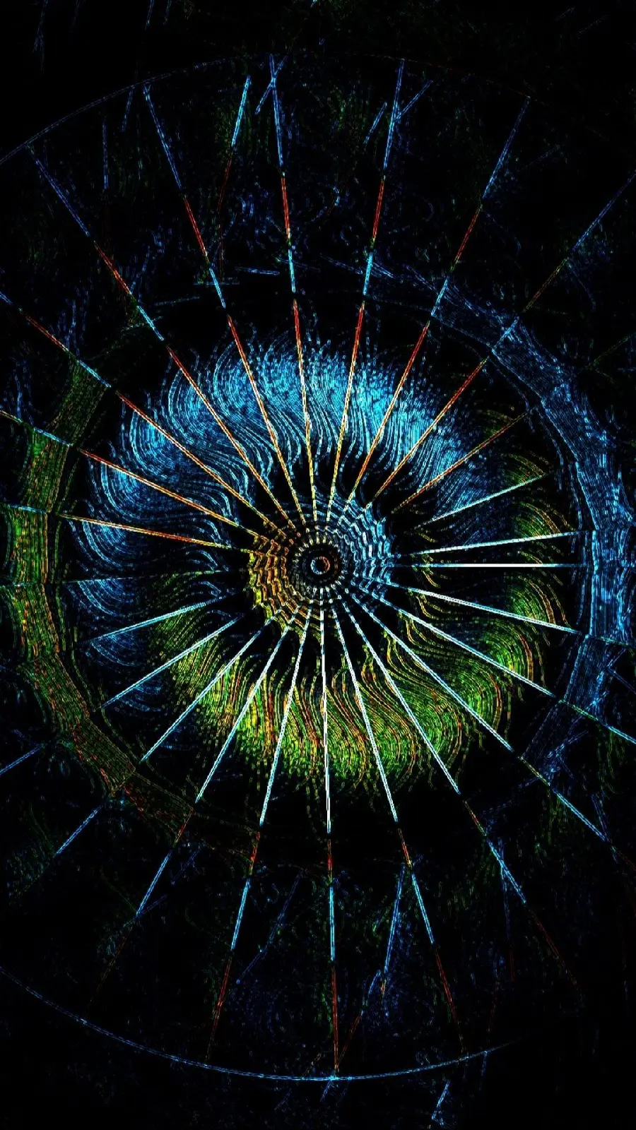 Download iPhone wallpaper with an abstract design inspired by space 