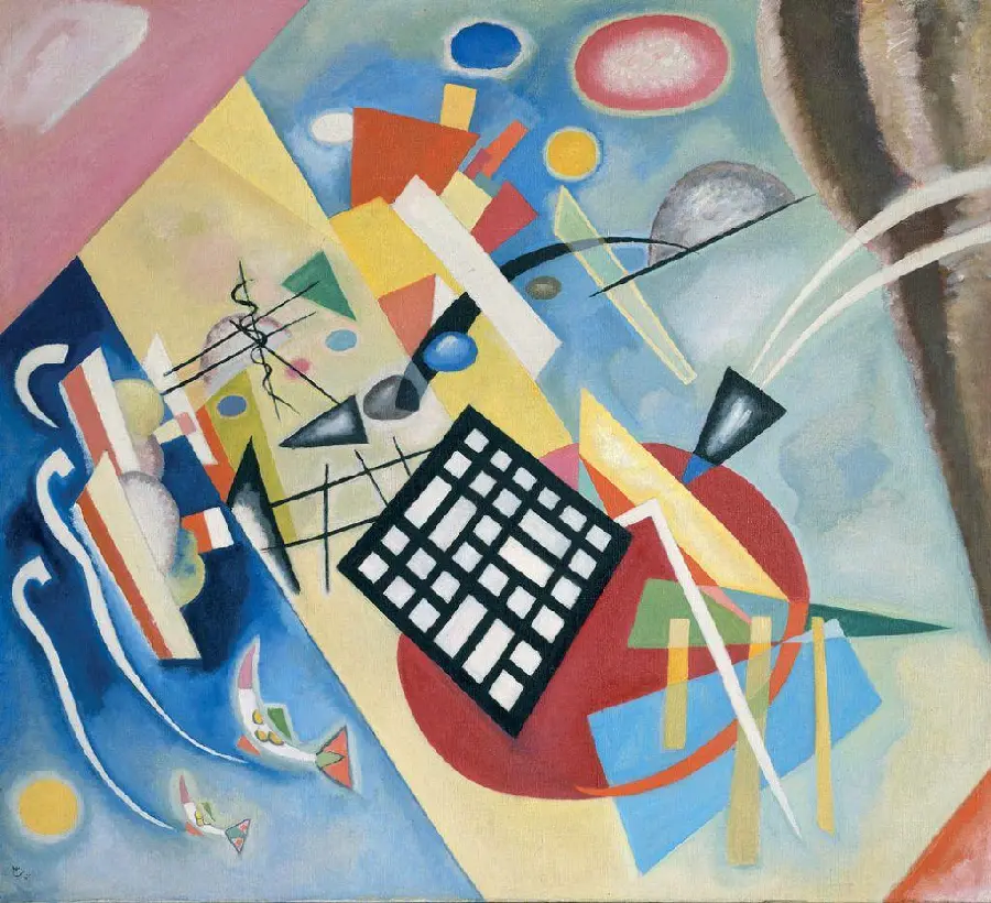 The most beautiful image of a fantasy abstract painting by Wassily Kandinsky
