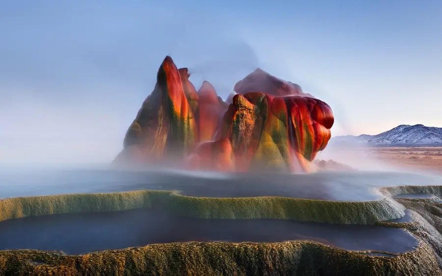 Download the image of lush natural attractions in Iceland for free