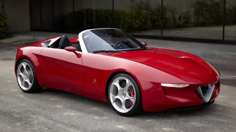 The most beautiful iPhone wallpaper with a very valuable classic red car design