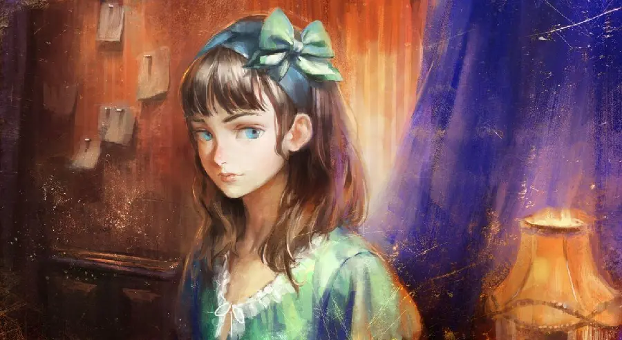 Girl profile picture in the style of realism for special people 