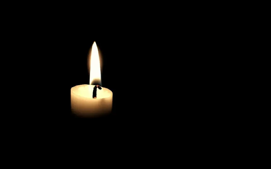 Photo of a condolence candle for a profile with high quality 