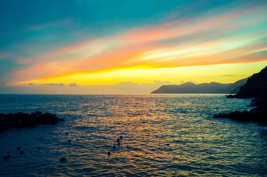 The most dreamy photo of the sea sky with the highest quality 