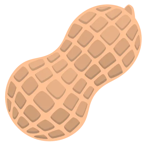 A cut photo of a useful and nutritious peanut in a shell
