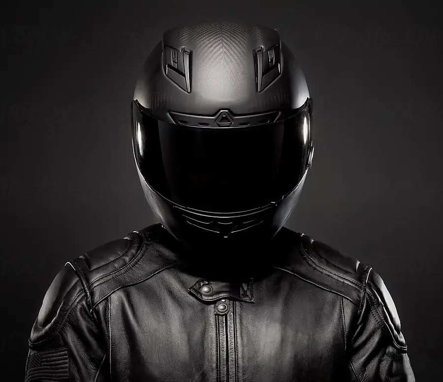 Cool man with a cool helmet wallpaper for young men's laptops 2023