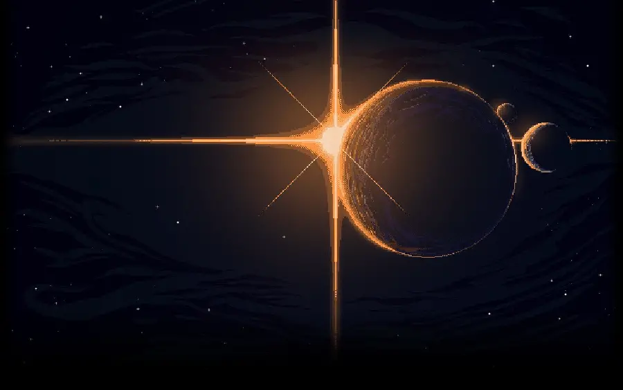 Fantasy and pixel wallpaper from space with high quality Excellent 