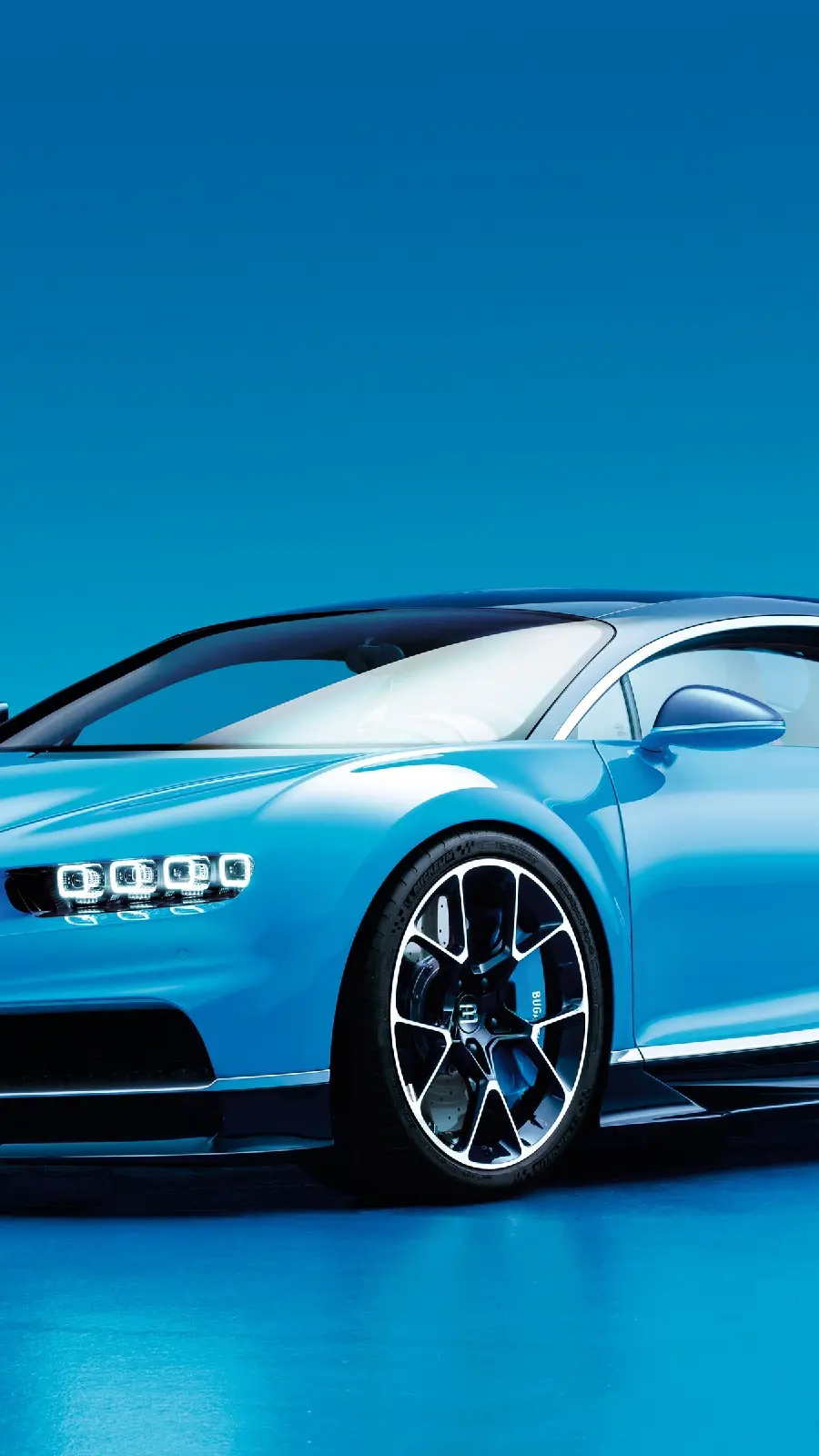 The best free Bugatti car background for blue lovers