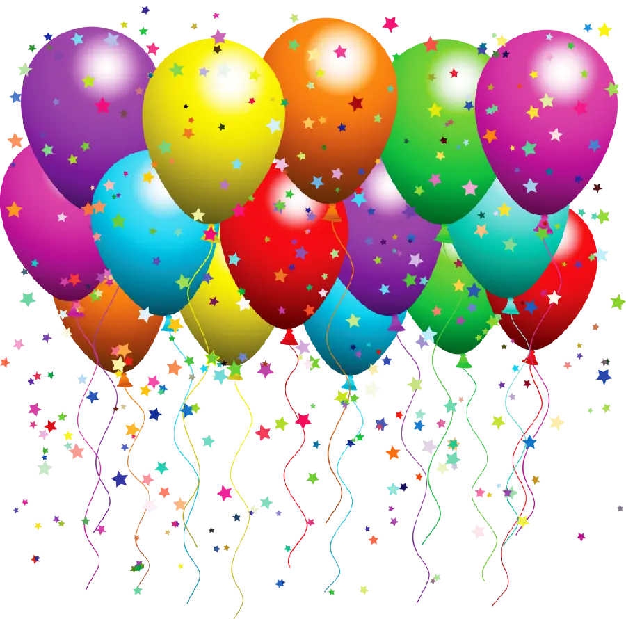 The most beautiful graphic image of balloons Helium in PNG format 