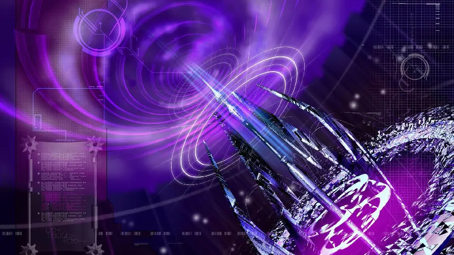 Cool purple abstract and fantasy girly image for website design