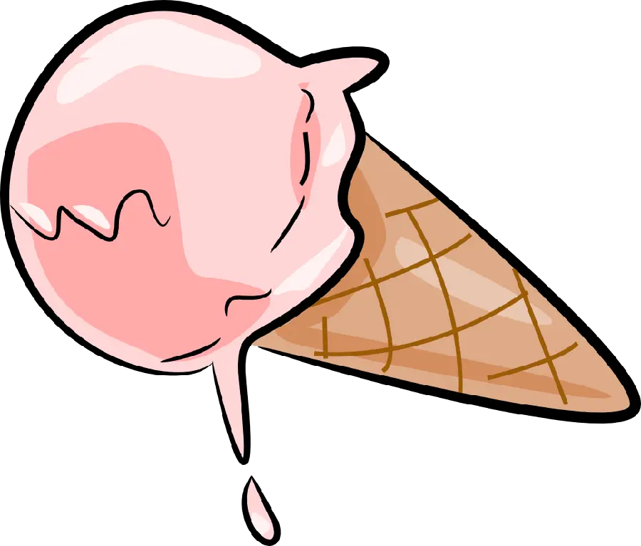 Free Downloadable PNG Graphic of a Funnel Ice Cream