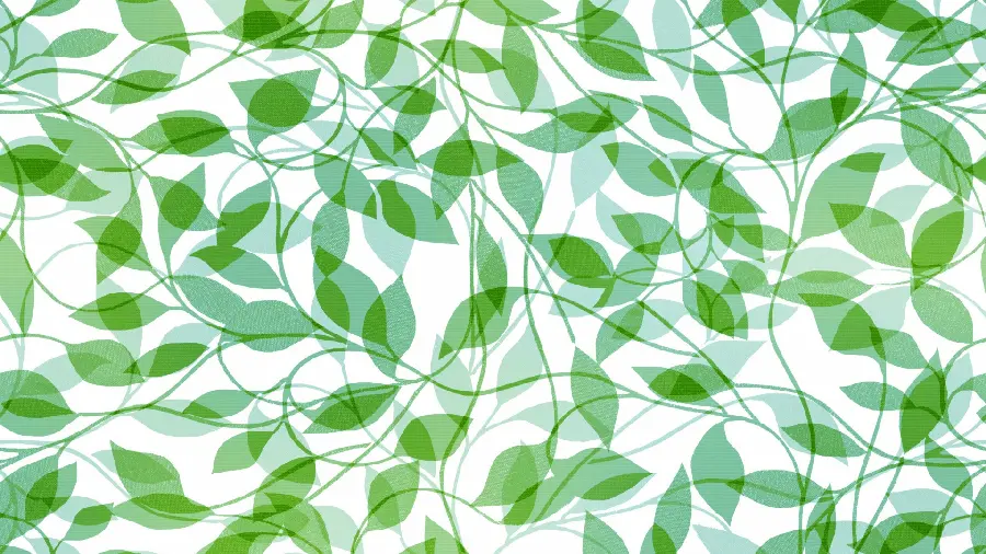 Free download of busy wallpaper green foliage design with white background 
