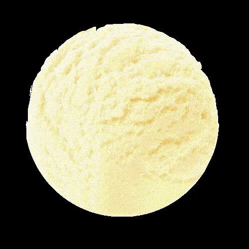 Download Simple PNG Image of a Vanilla Ice Cream Scoop