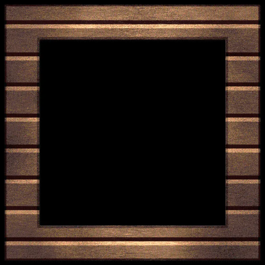 Stylish and modern wooden photo frame in teleported form for Photoshop
