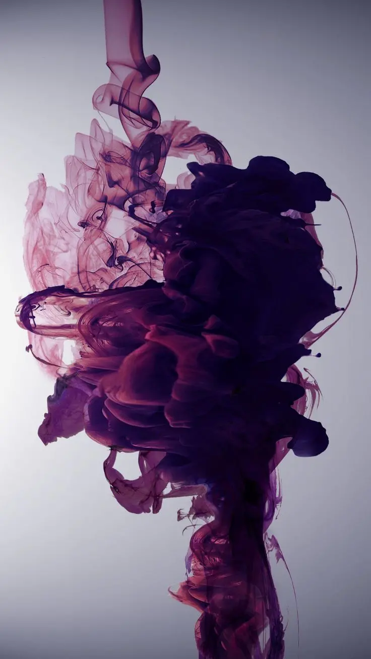 Stylish purple liquid wallpaper with abstract style for mobile phones with good taste