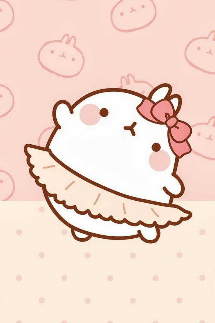 Nanaz background of a hamster in a skirt with a bow on his head 