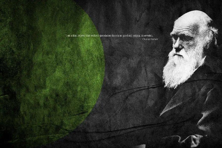 Download the full HD photo of the great theorist Charles Darwin