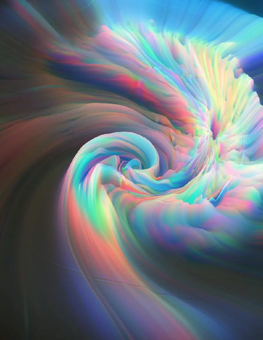 Beautiful fractal photo Fractal is a spectacular and interesting art in the field of mathematics 