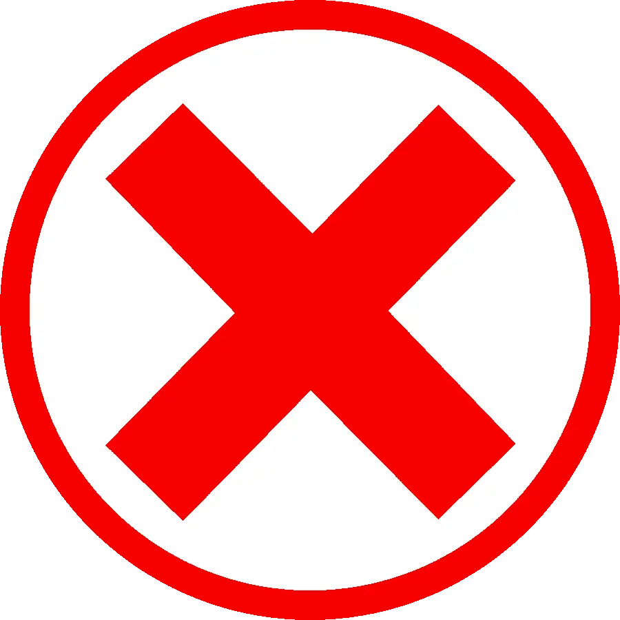 Download the multiplication logo in a circle in red and with a blank background