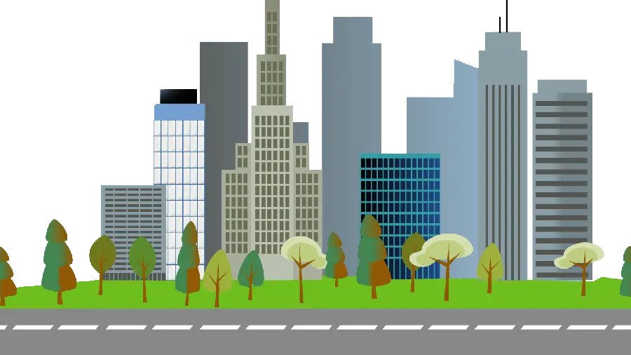 Free Download High Quality Big City PNG Image 