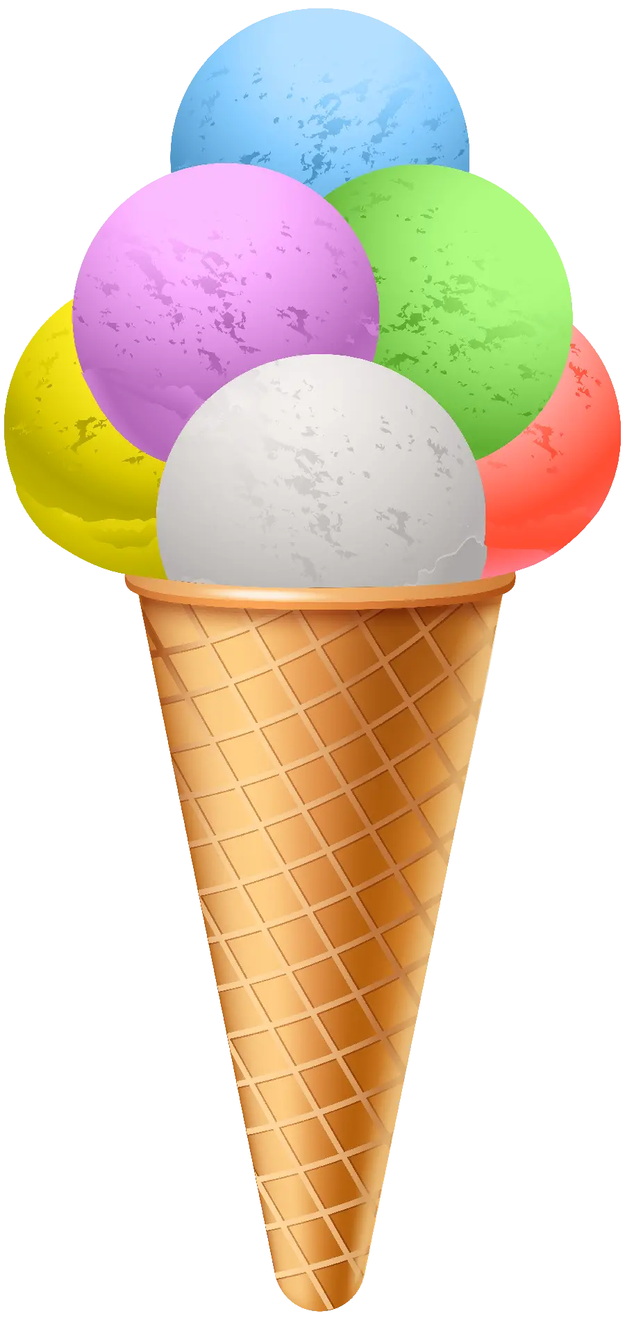 Download delicious ice cream cone png file without background