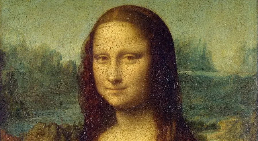 The Mona Lisa by Leonardo da Vinci, one of the most famous paintings in the world