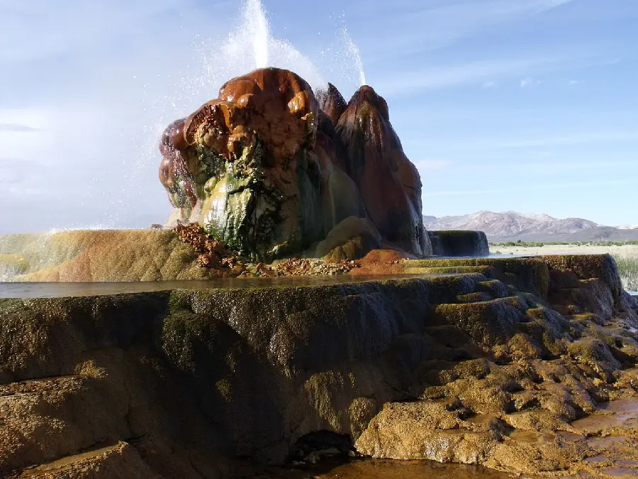 A striking image of the Strökur geyser in Iceland in the Golden Circle