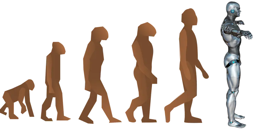 Download PNG image of the famous Darwin's theory cut out with a white background 