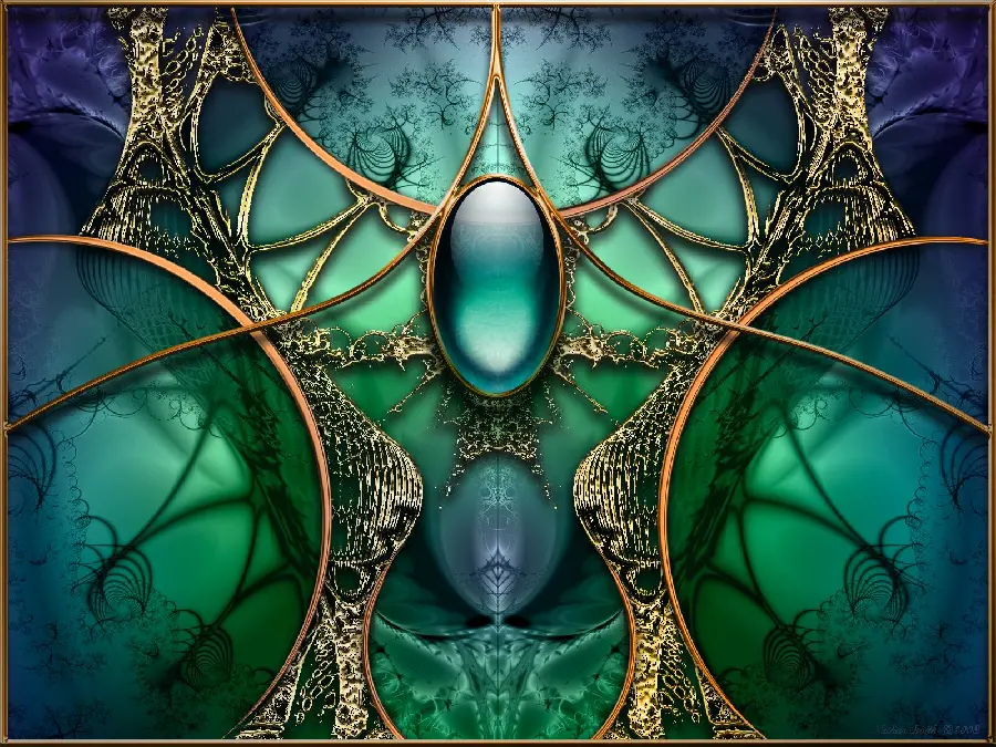 The most mysterious fractal image, the most interesting spectacular art in mathematics 