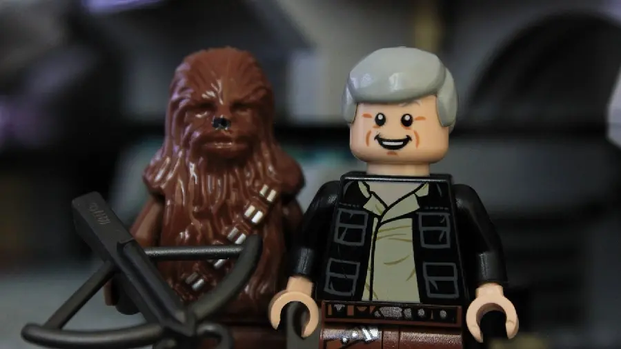 Download a very beautiful and spectacular photo of Lego Star Wars characters