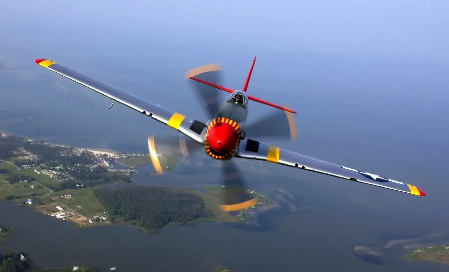 The most beautiful laptop background of an old spectacular plane