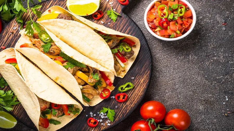 Beautiful photo of delicious tostada with great quality 