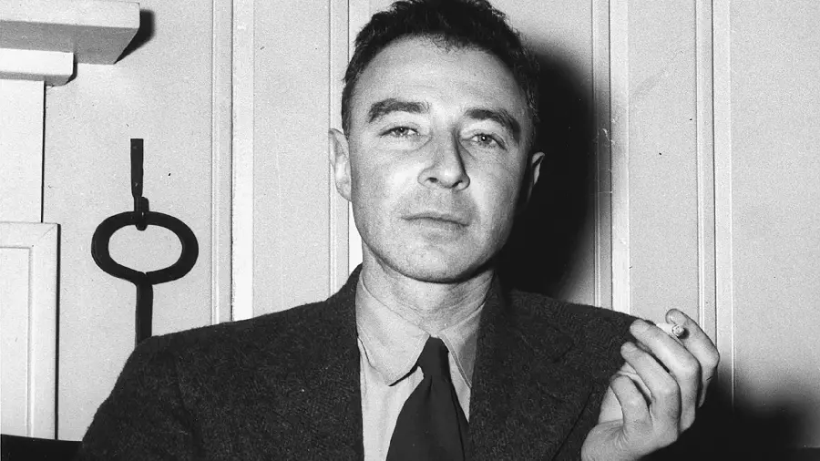 Photo by J. Robert Oppenheimer, the father of the atomic bomb, high quality
