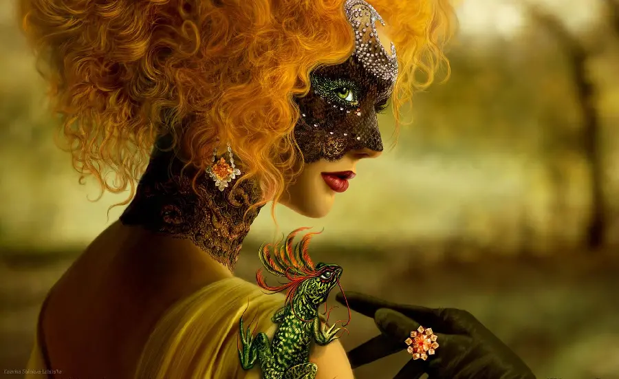 Beautiful Profile Picture to Digital painting style 