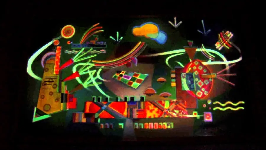 Download the work of the whirling dance by Wassily Kandinsky, a Russian painter