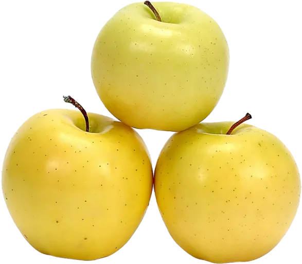The most beautiful png image of yellow apple useful and super delicious 