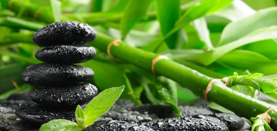 Download black stones Zen nature Japan HD 