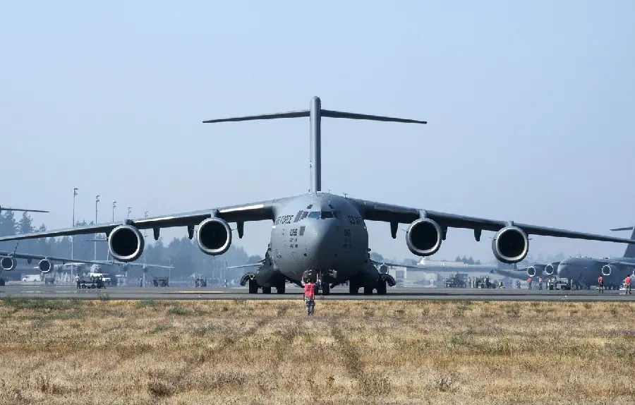 High-quality view of the world's largest cargo plane