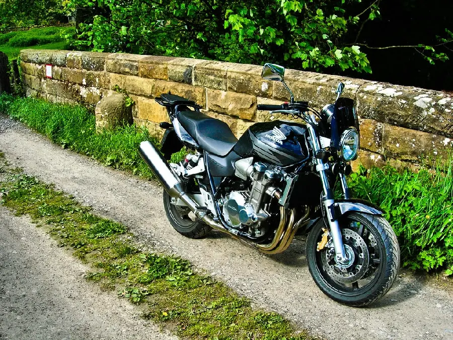 Honda motorcycle photo for posts and stories in Instagram quality