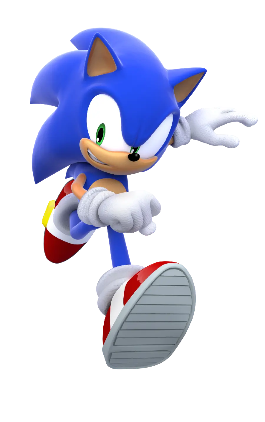 Super beautiful and spectacular wallpaper of Sonic with beautiful shoes 