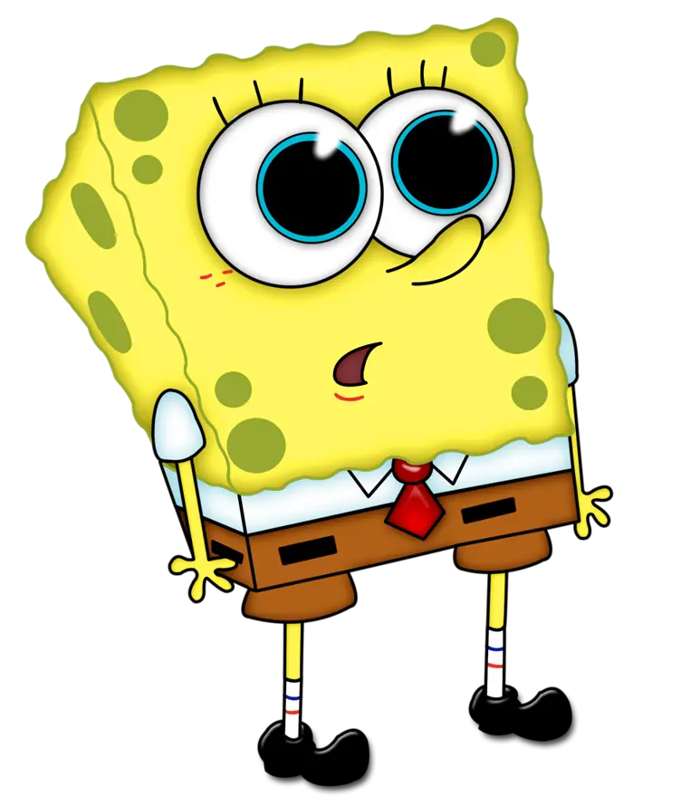 SpongeBob with a surprised face teleported 1402
