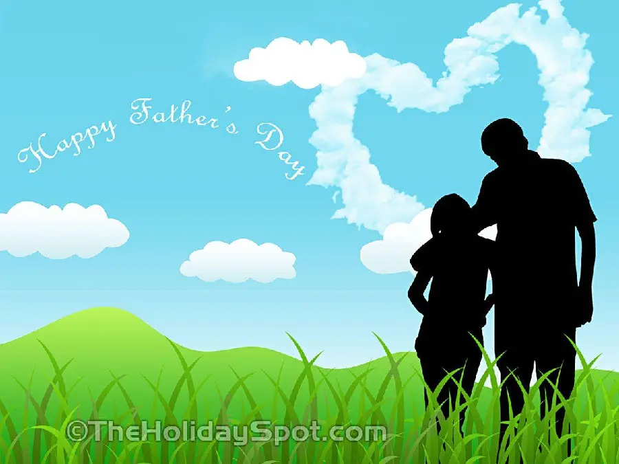 Very simple father and daughter picture for girl profile