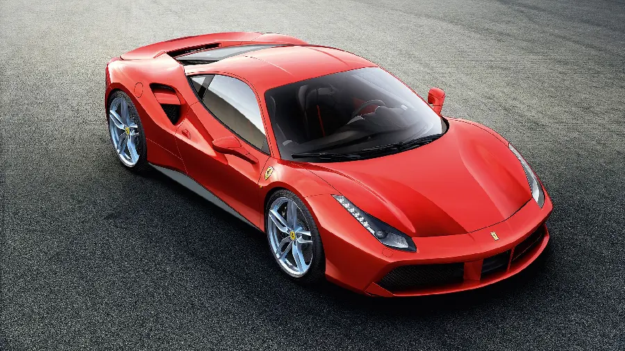 A spectacular image of a red Ferrari 488 Spider for your profile