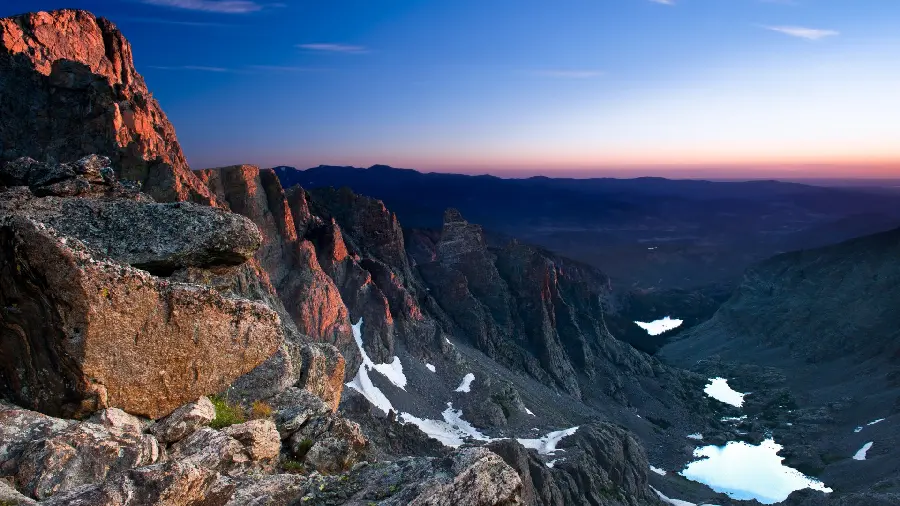 The highest quality stock of the fantastic mountain in a beautiful sunset